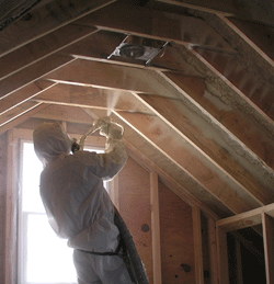  WI attic spray foam insulation